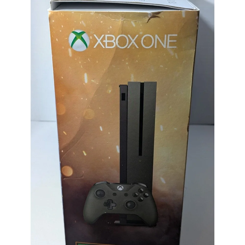 Xbox One S Battlefield 1 Military Green 1TB Console And Box Only